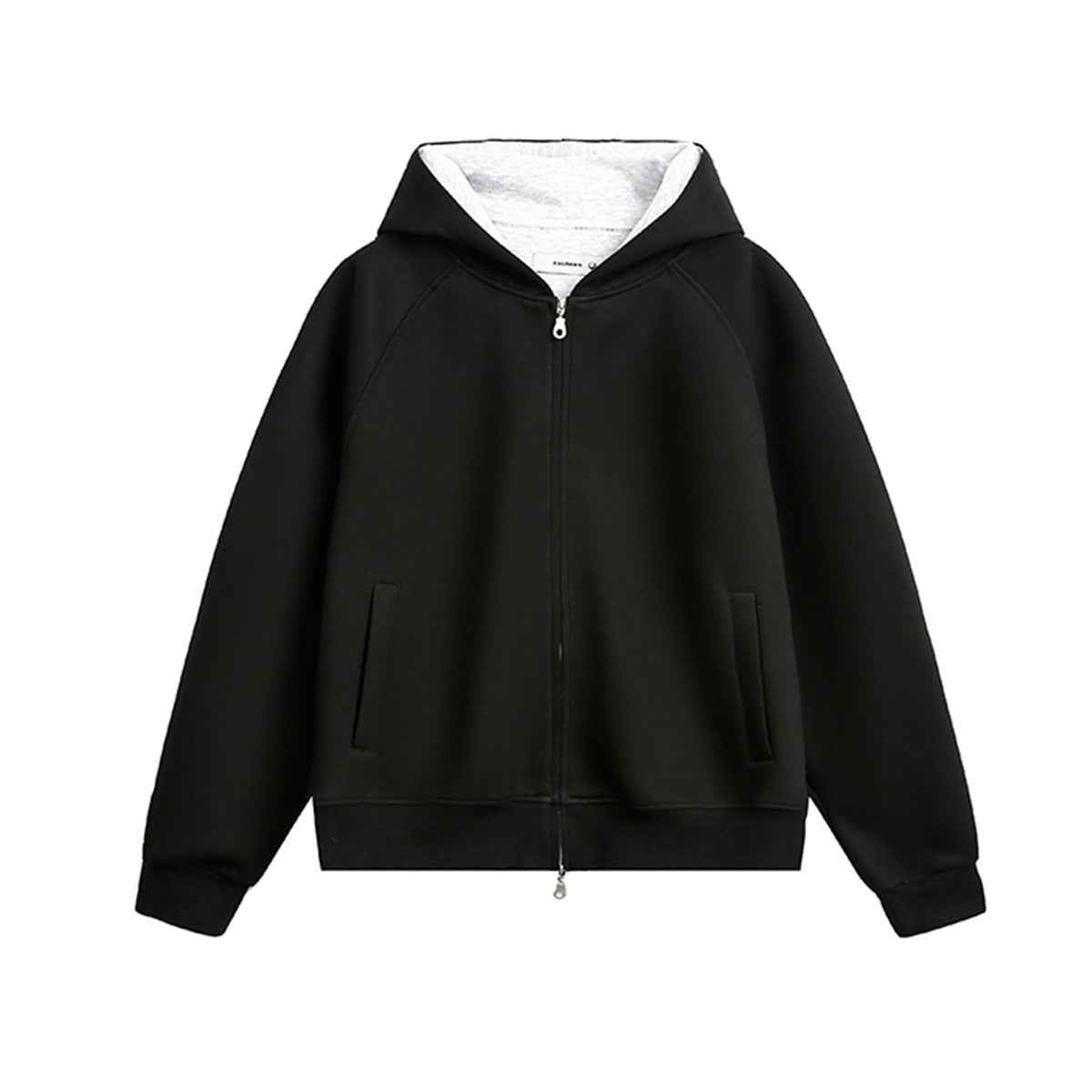 Cardigan zipper hoodie Black eprolo