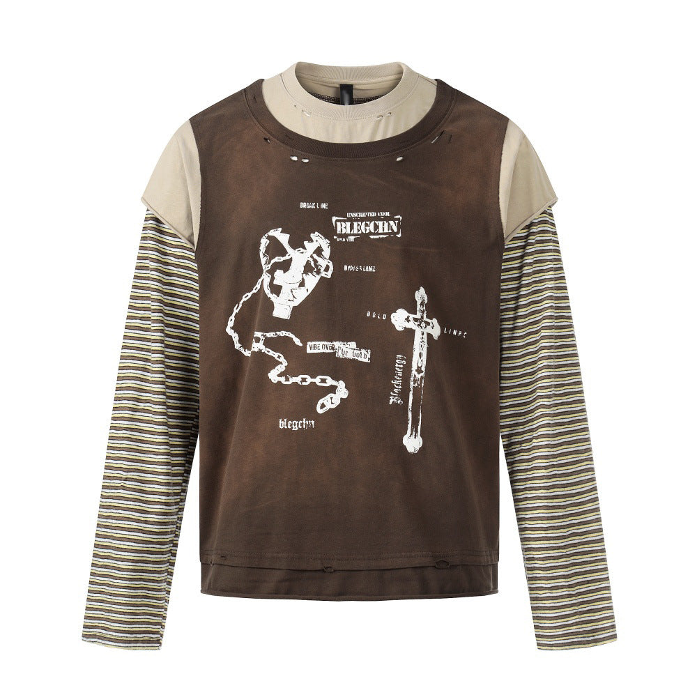 Fake two piece T-shirt for men | MuddyStock Originals eprolo