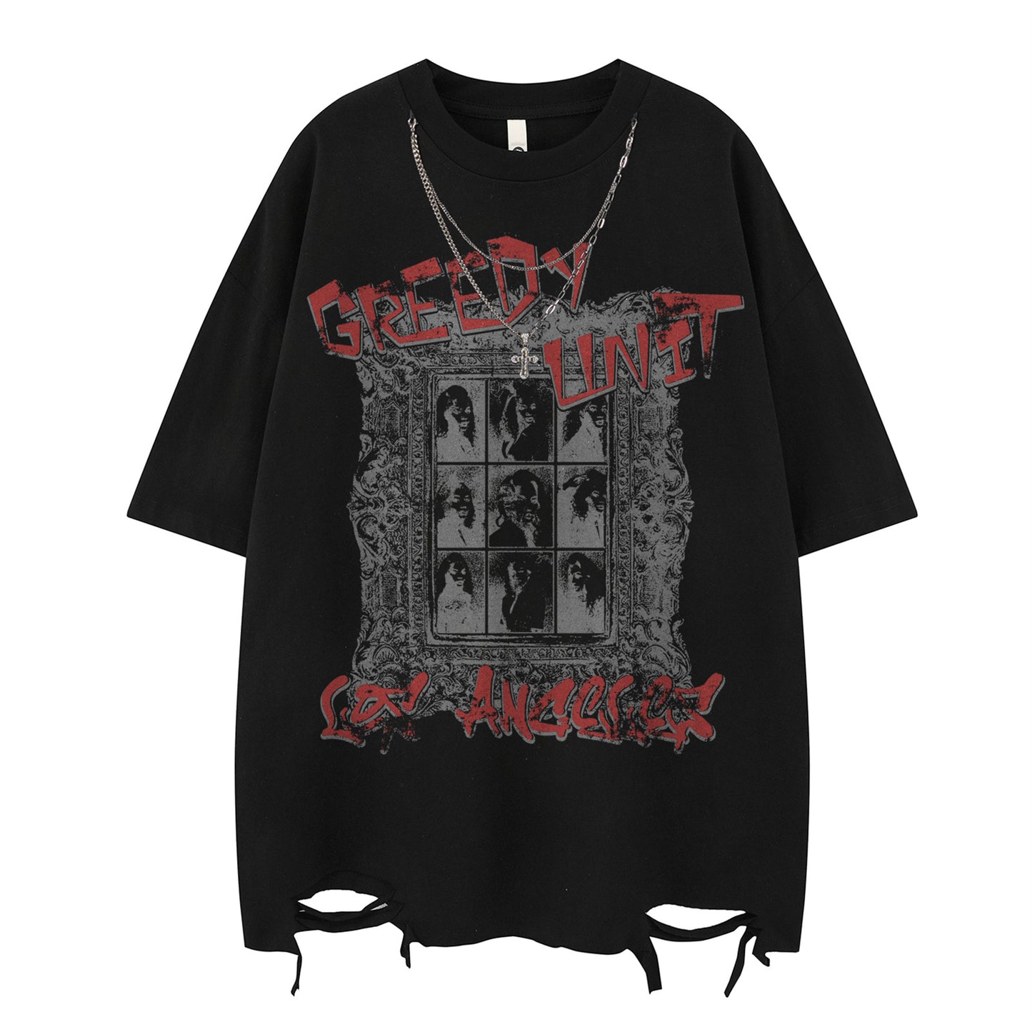 Streetwear Design Necklace Short Sleeve T-Shirt For Men | MuddyStock Originals MuddyStock