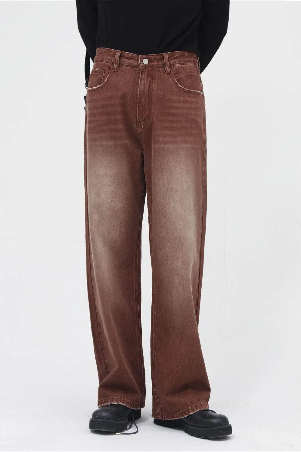 Wide Straight Jeans with Pockets For Men And Women | MuddyStock Originals MuddyStock