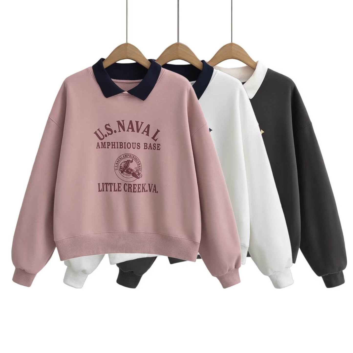 Letter printed sweatshirt for women | MuddyStock Originals MuddyStock