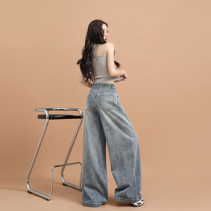Retro Style Straight Floor-Length Trousers For Women | MuddyStock Originals MuddyStock