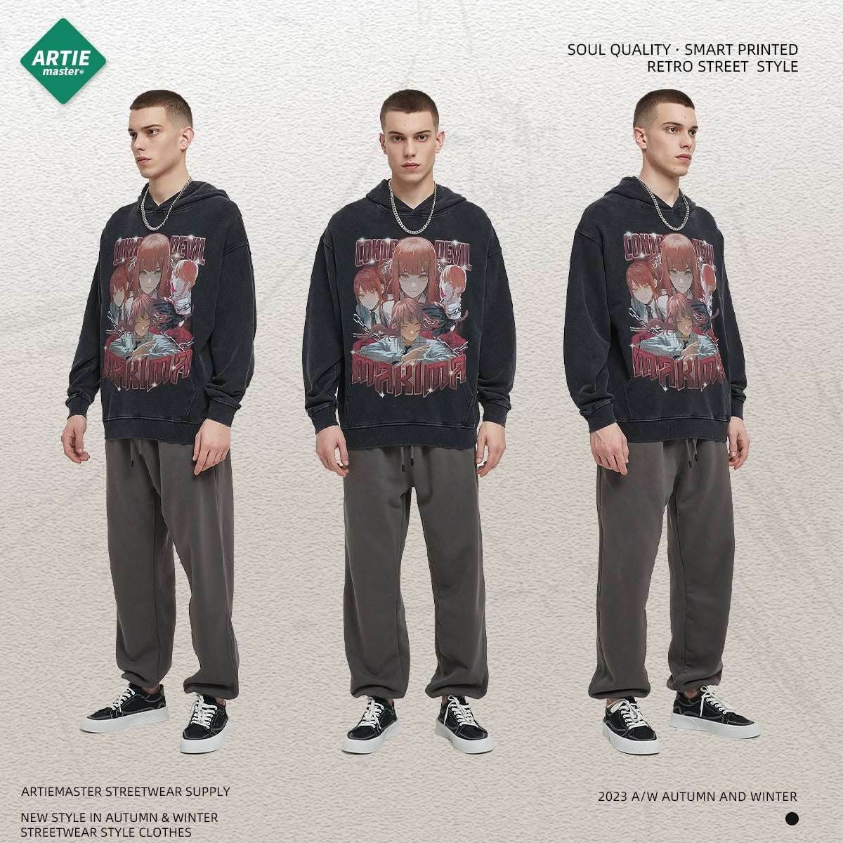 Printed vintage men's hoodie | MuddyStock Originals MuddyStock