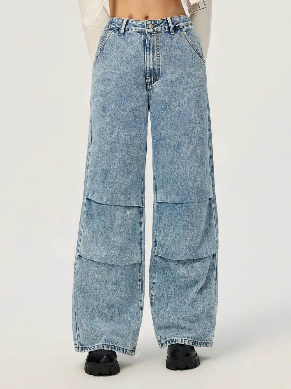 Wide Leg Jeans with Pockets | MuddyStock Originals MuddyStock