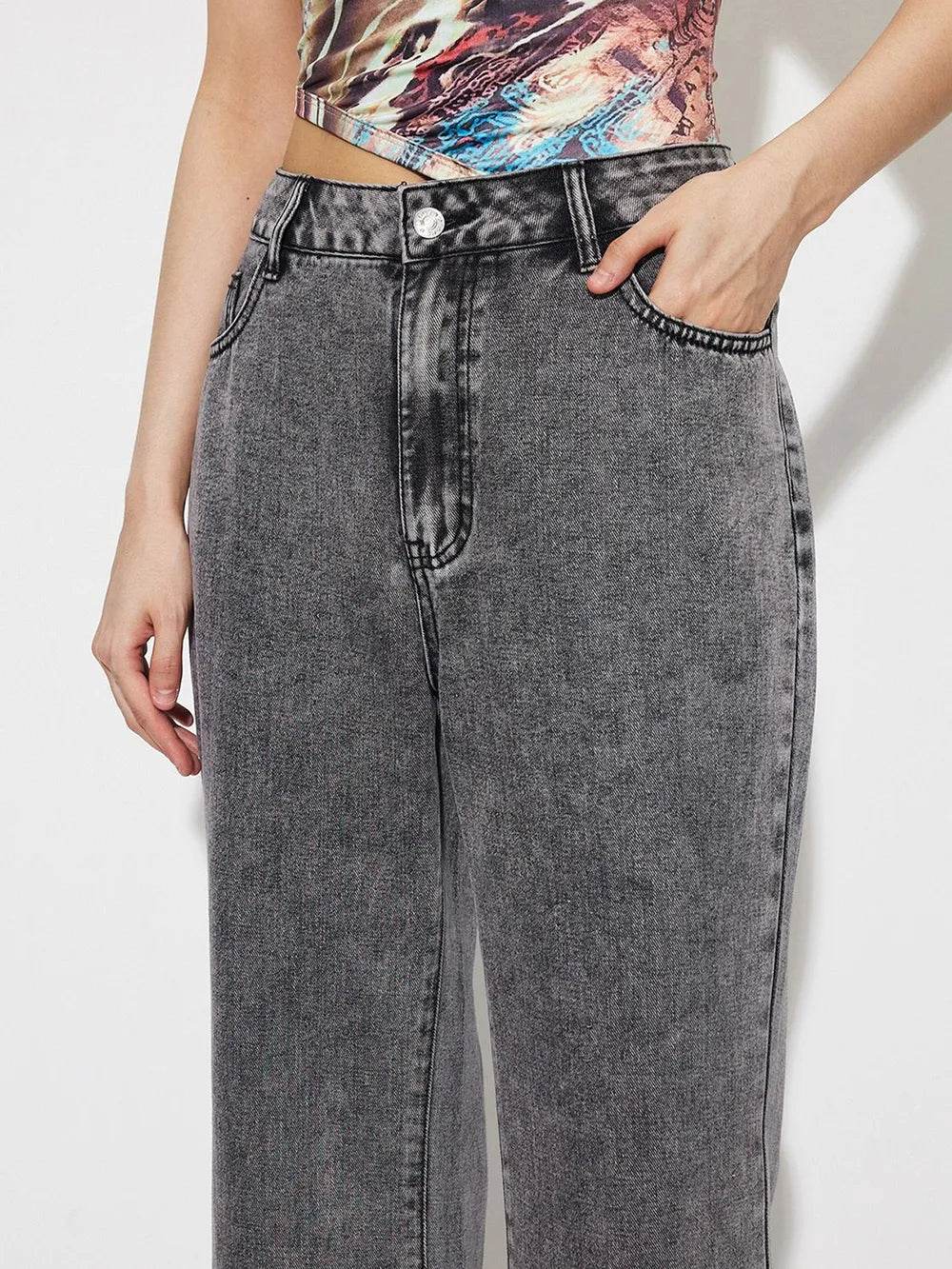 High Waist Bootcut Jeans with Pockets | MuddyStock Originals MuddyStock