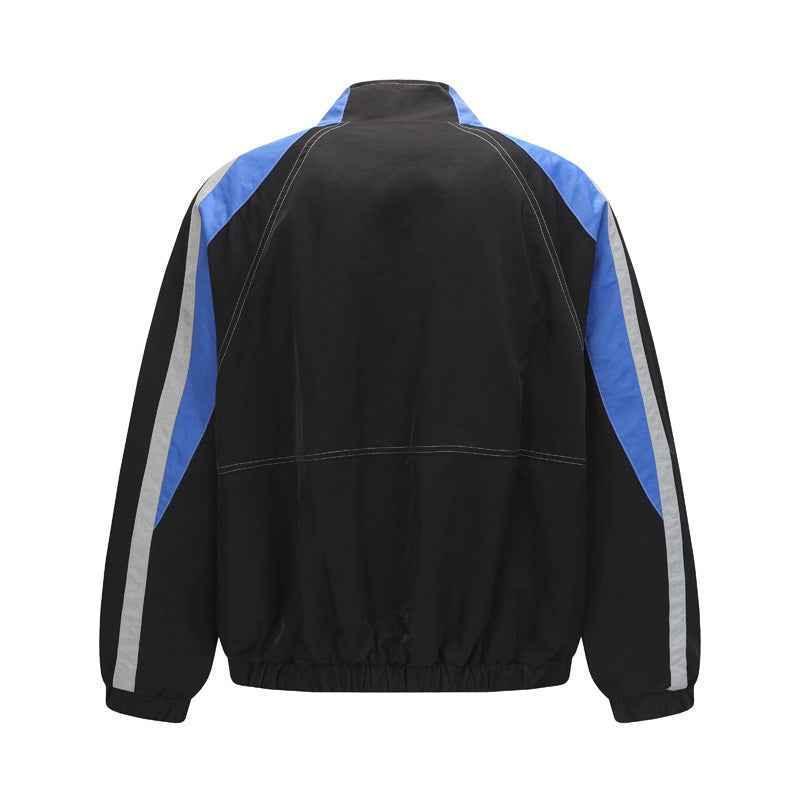 Street Embroidered Patchwork Racing Jacket For Men | MuddyStock Originals