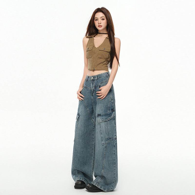 Women's Multi-Pocket Workwear Denim Pants | MuddyStock Originals eprolo