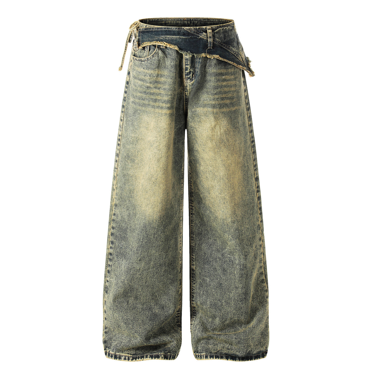 Retro washed distressed jeans for women | MuddyStock Originals