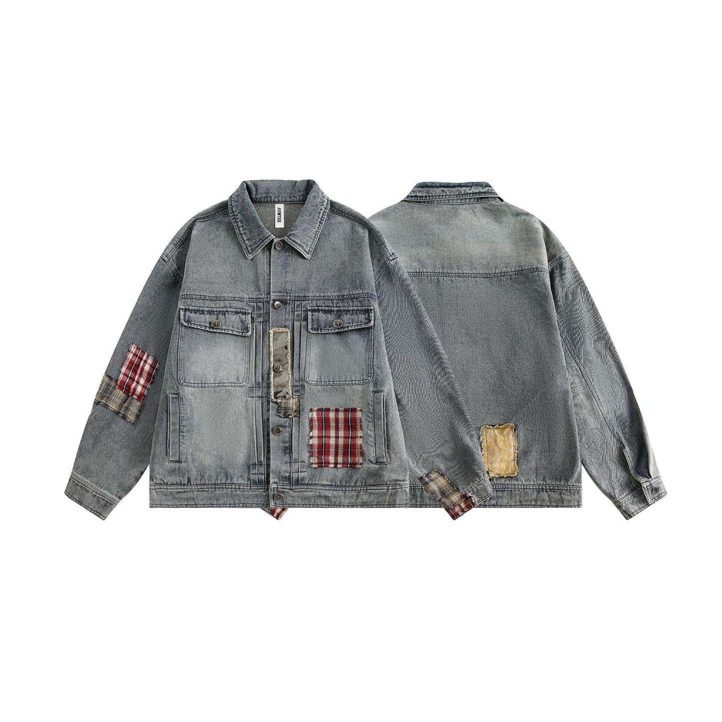 Washed denim jacket jfor men and women | MuddyStock Originals