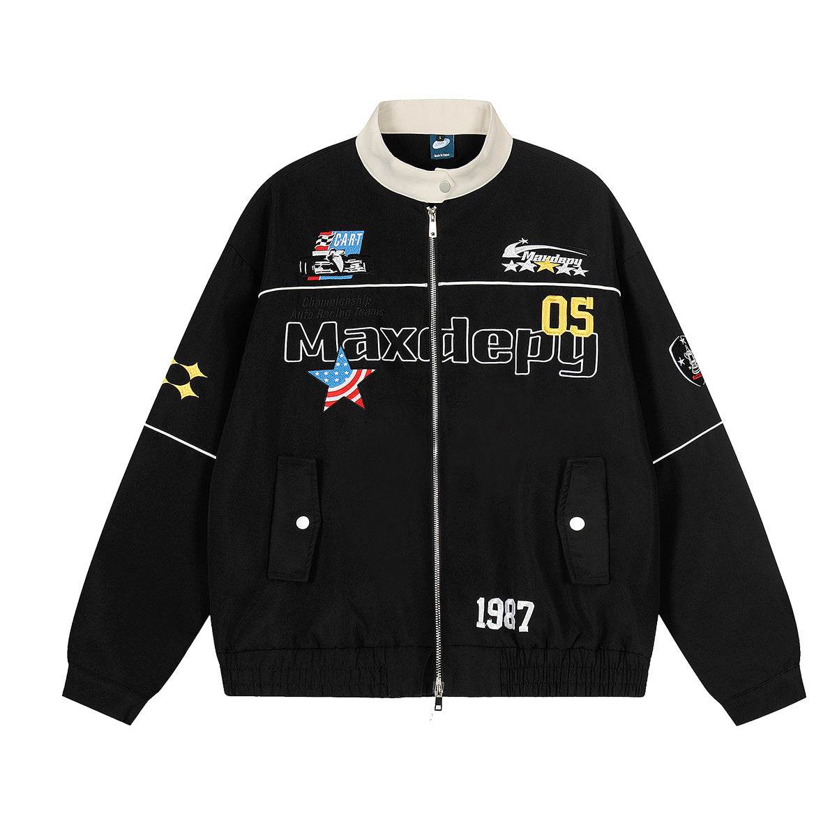 Embroidered racing jacket for men and women | MuddyStock Originals MuddyStock