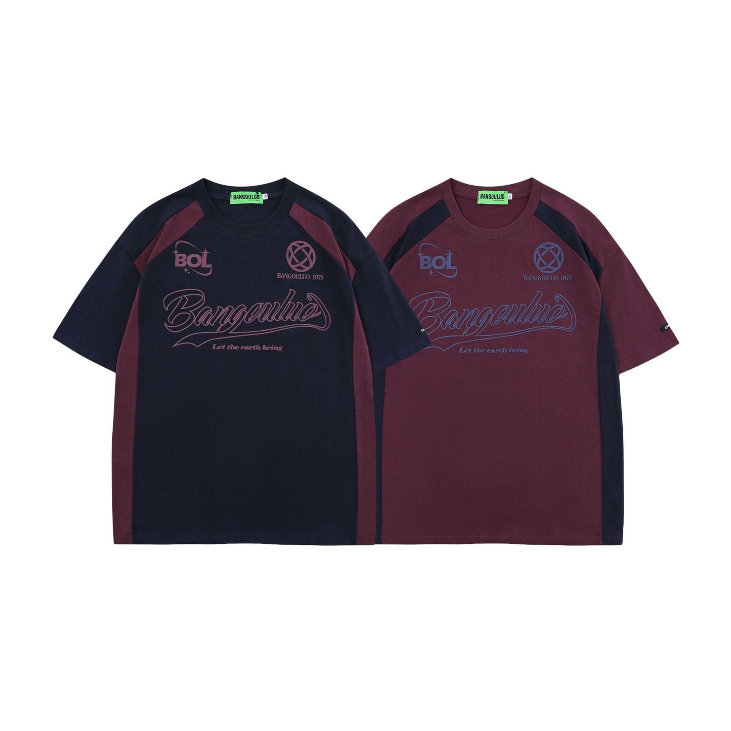 Short sleeved motorcycle style loose hip hop sports T-shirt for men and women | MuddyStock Originals MuddyStock