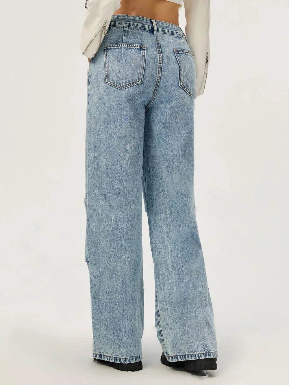 Wide Leg Jeans with Pockets | MuddyStock Originals MuddyStock