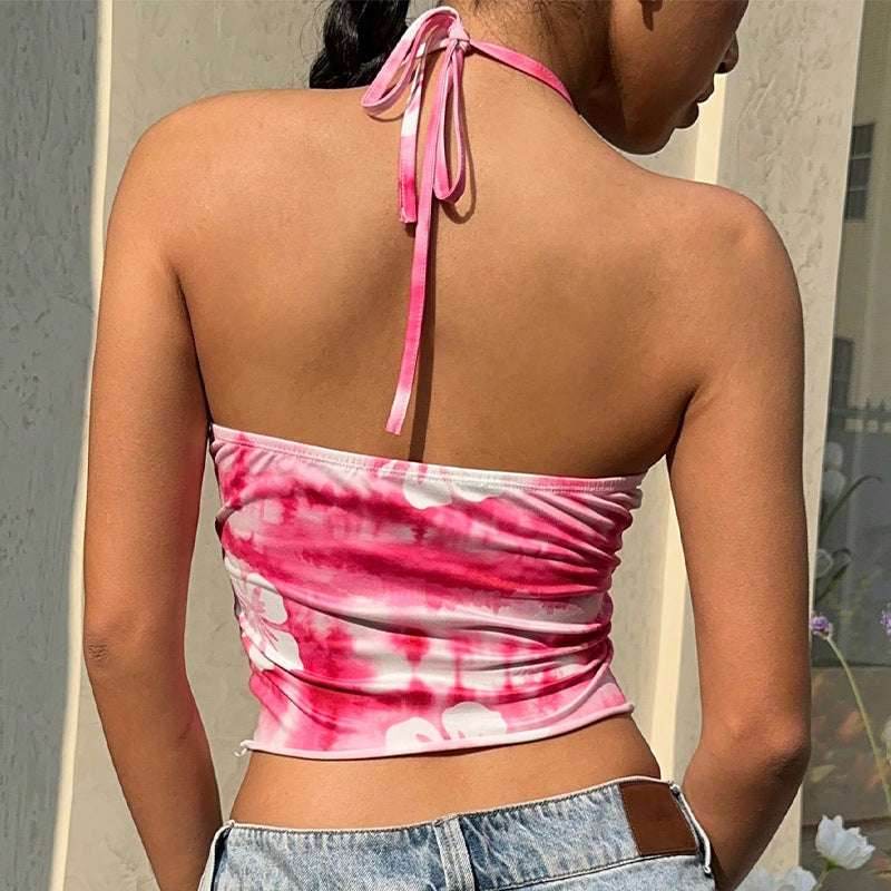 Tie dye vest strapless women's clothing | MuddyStock Originals MuddyStock