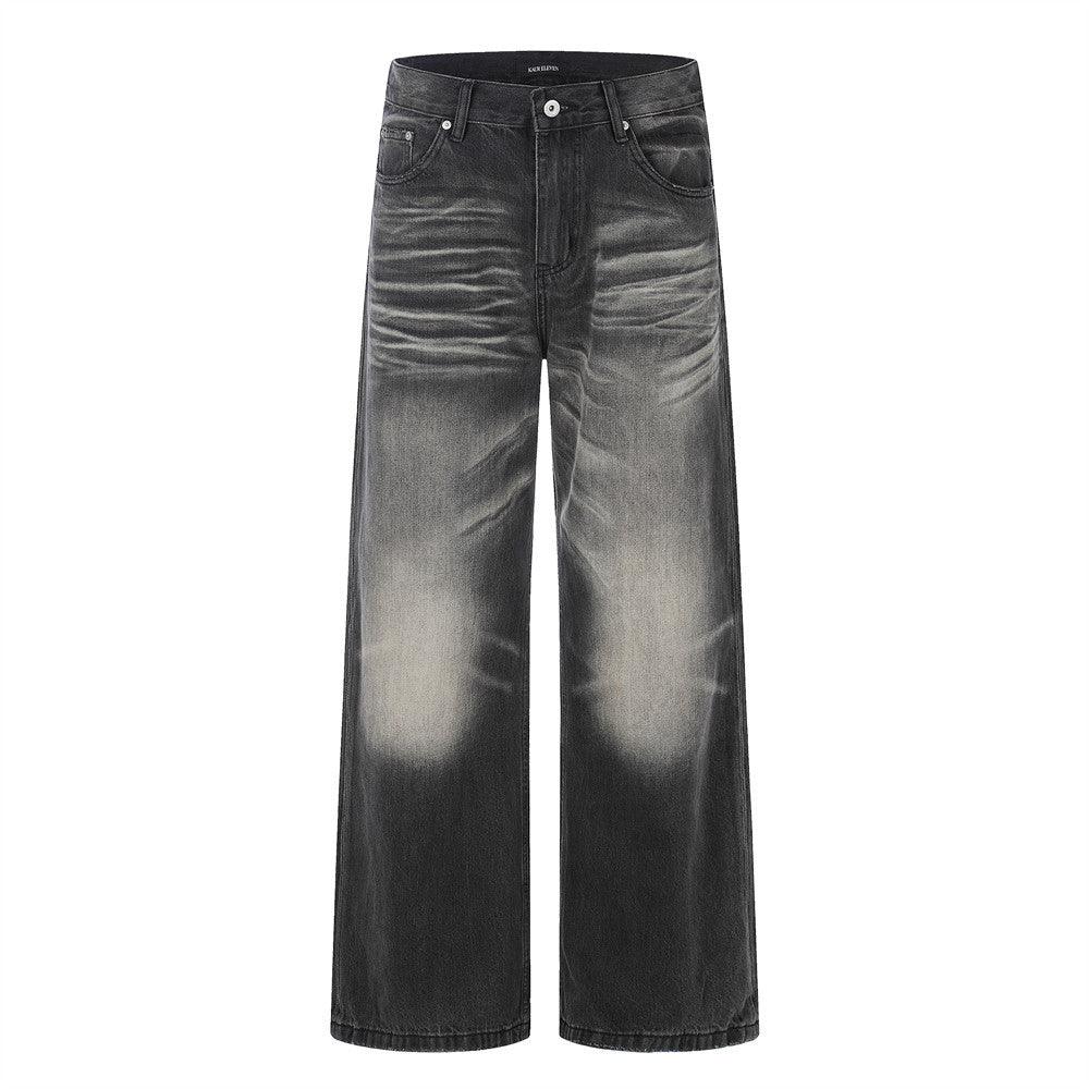 Grinding old denim pants for men | MuddyStock Originals