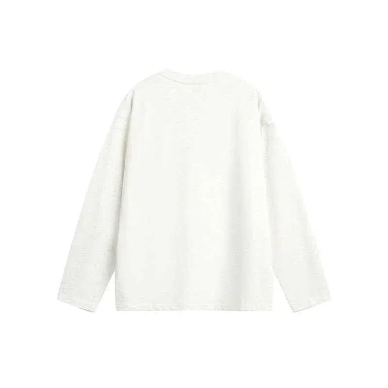 Loose Fit Printed Long Sleeve T-Shirt for Men and Women | MuddyStock Originals