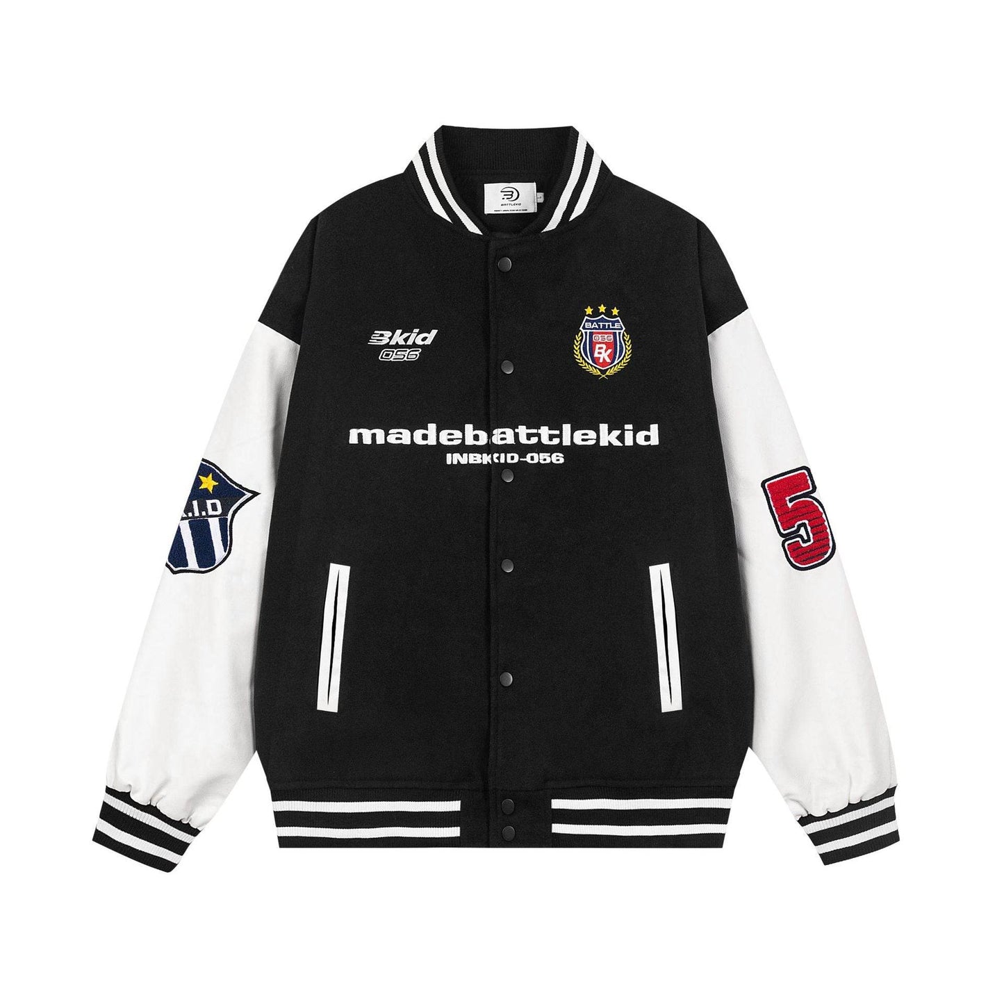 Baseball jacket for men and women | MuddyStock Originals Black MuddyStock