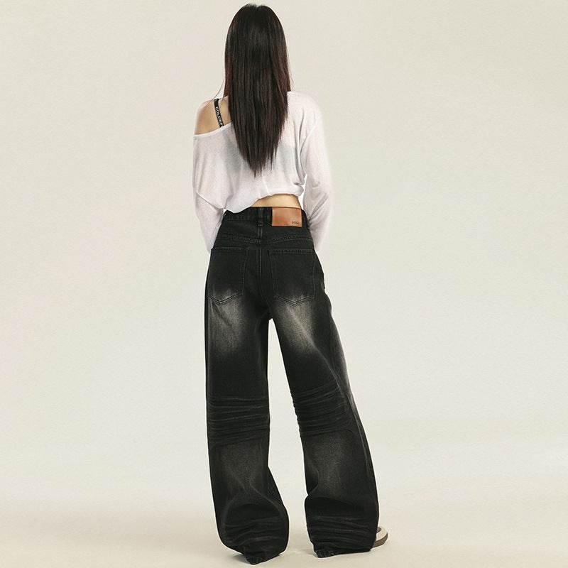 Women's Wide-Leg High-Waist Jeans | MuddyStock Originals