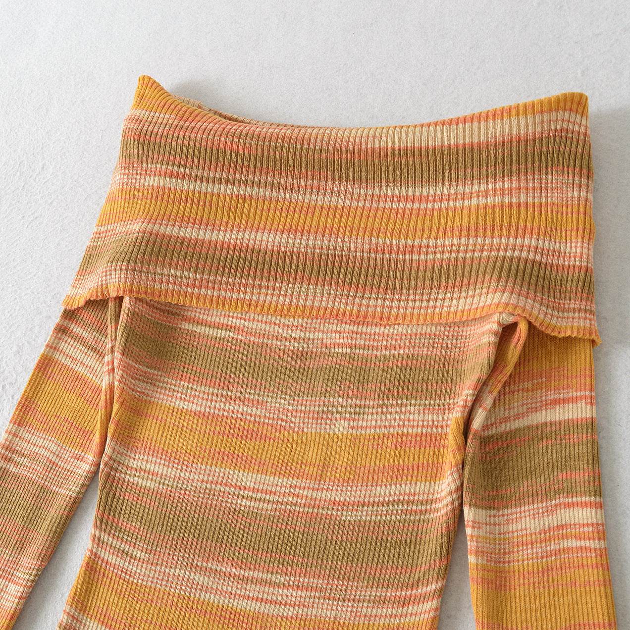 Striped slim fit sweater for women | MuddyStock Originals MuddyStock