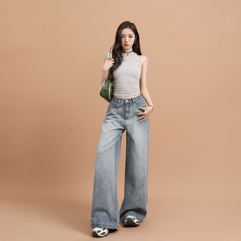 Retro Style Straight Floor-Length Trousers For Women | MuddyStock Originals MuddyStock