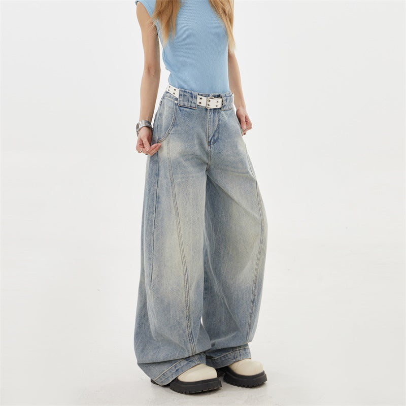 Irregular deconstruction jeans for men and women | MuddyStock Originals MuddyStock