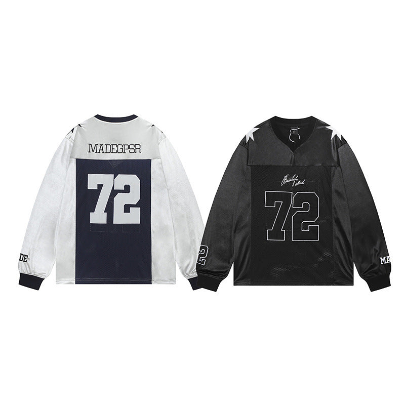 Loose hip hop sports T-shirt long sleeved for men and women | MuddyStock Originals MuddyStock
