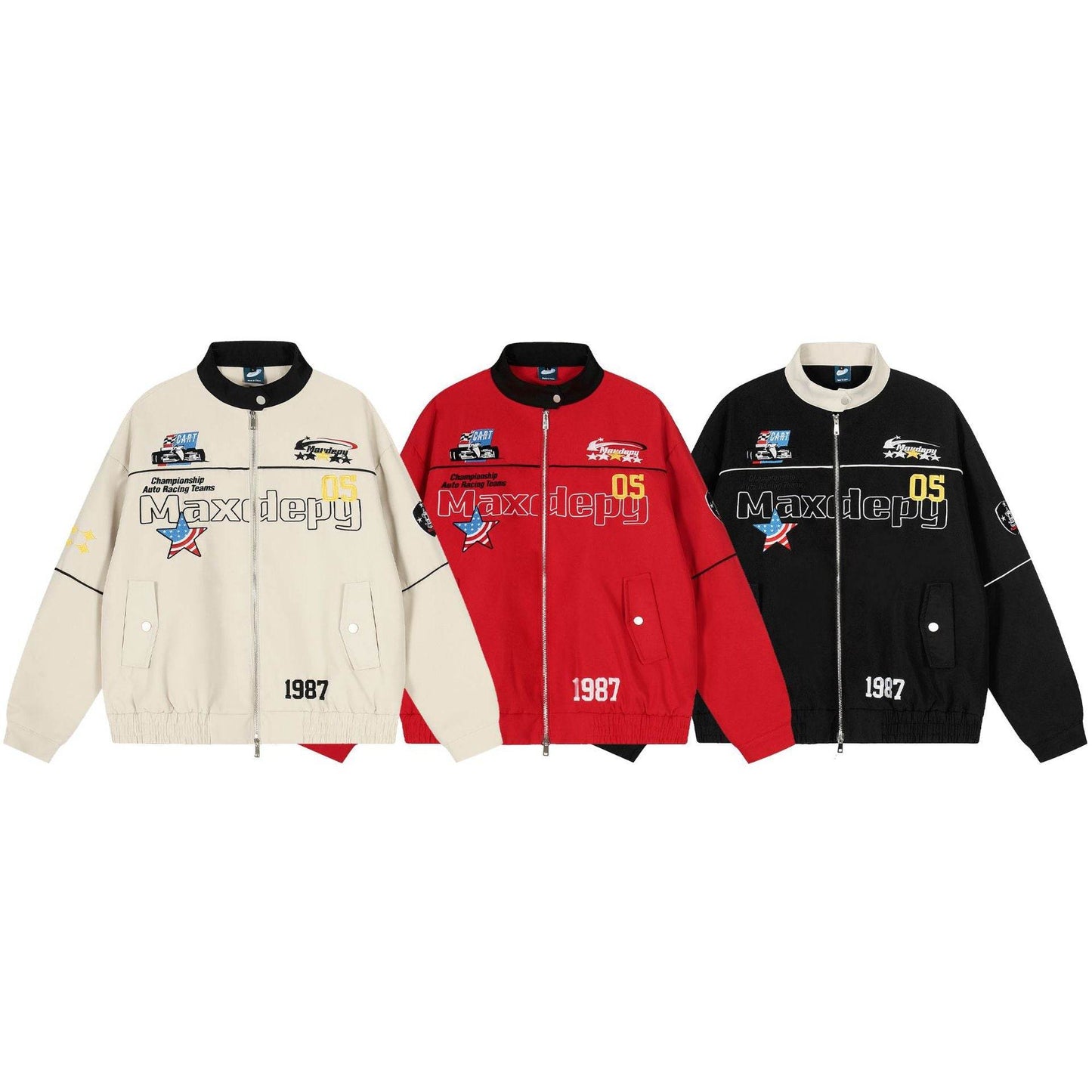 Embroidered racing jacket for men and women | MuddyStock Originals MuddyStock