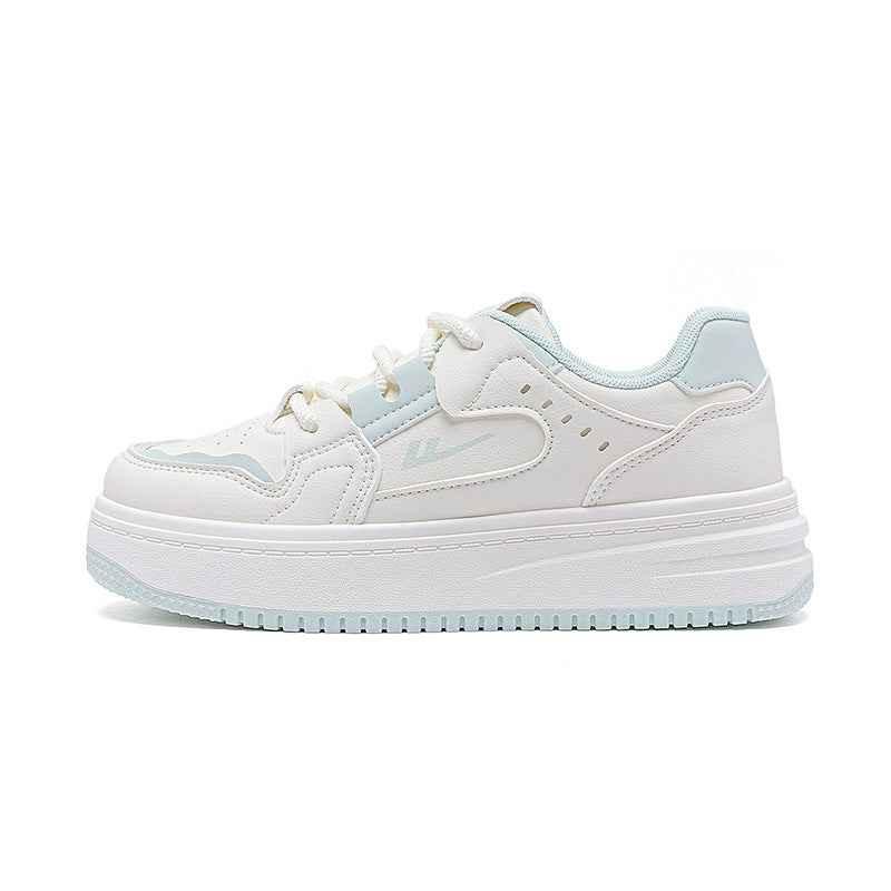 Color blocked breathable women's thick soled shoes meters month