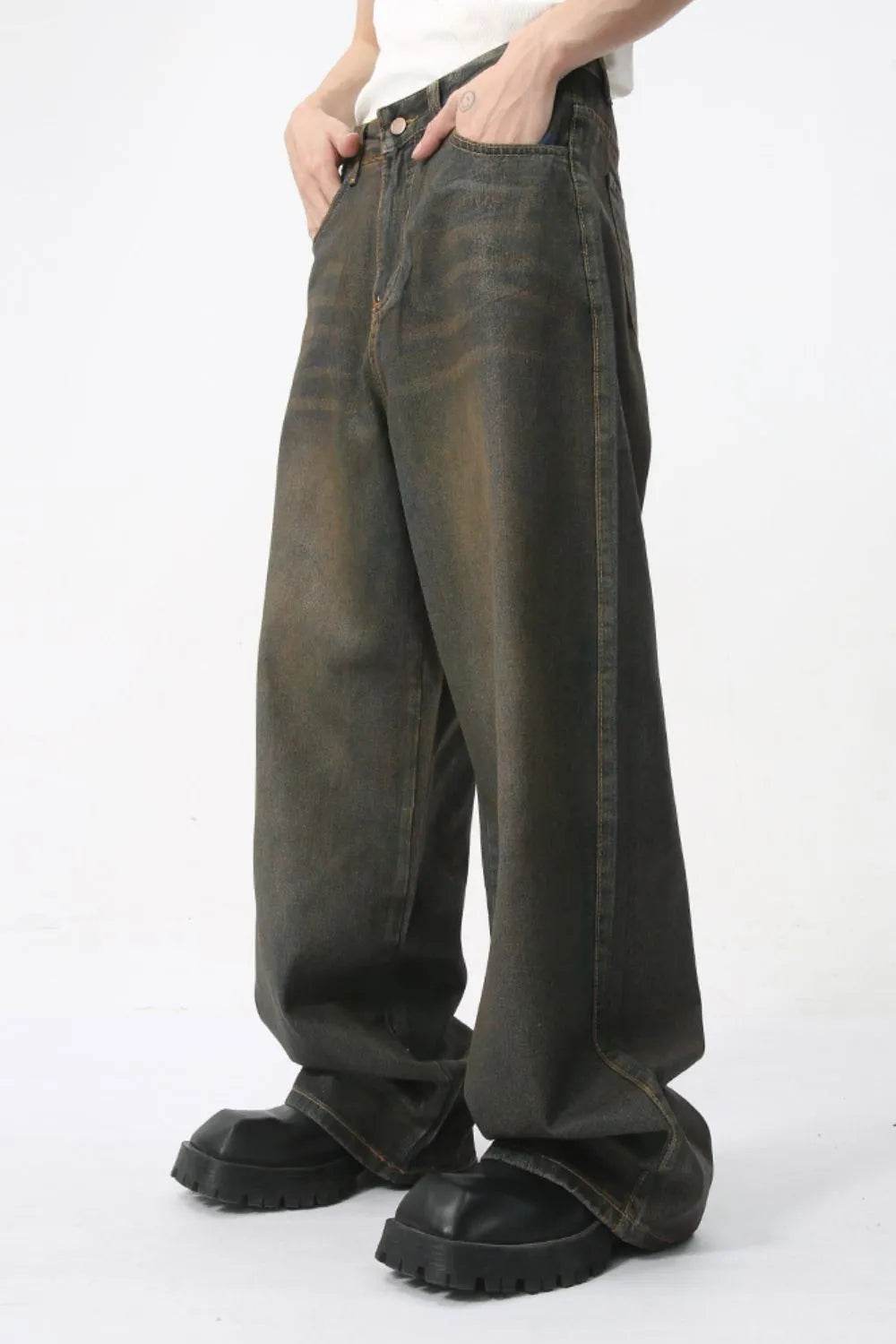 Wide Leg Men's Jeans with Pockets | MuddyStock Originals MuddyStock