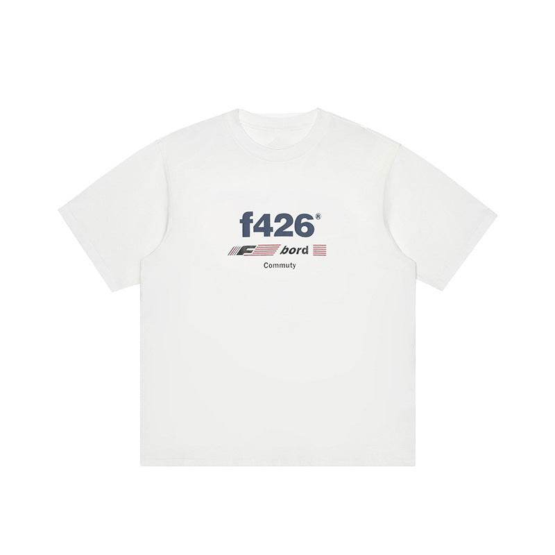 Classic Loose Casual Letter Flag Short Sleeve For Men And Women MuddyStock