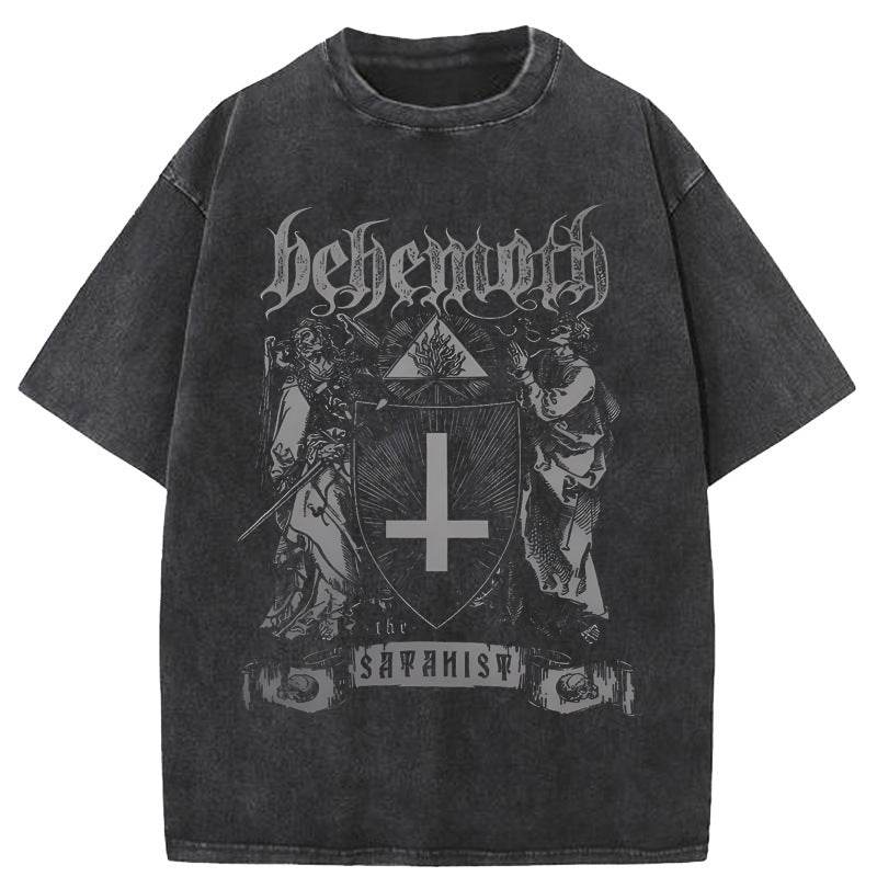 Religious Graphic T-shirt Setwear Casual Tops For Men And Women Black MuddyStock