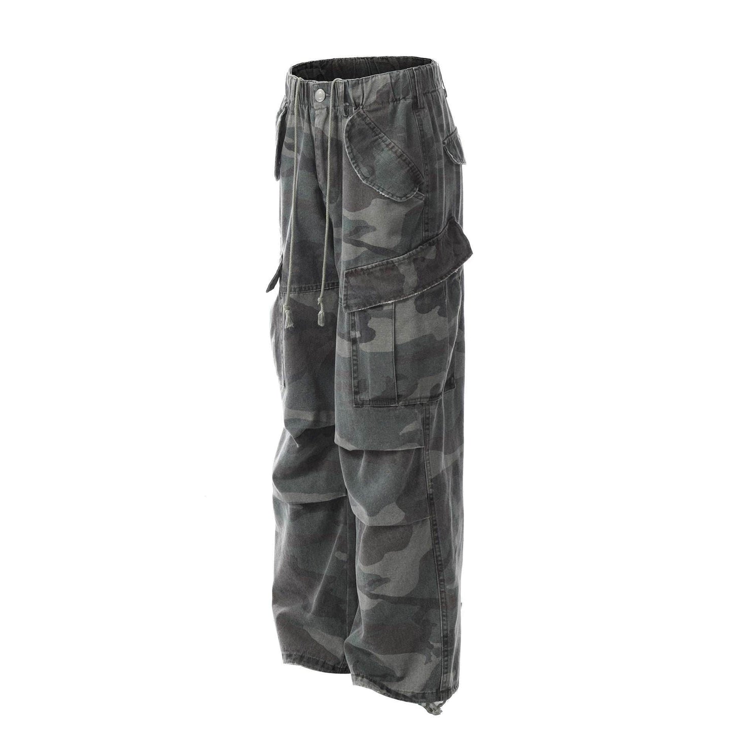 American Retro Multi-pocket Cargo Pants For Men And Women MuddyStock