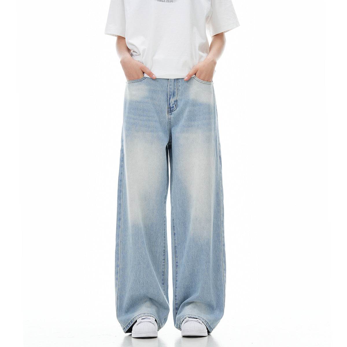 Light Blue Jeans Summer Thin MuddyStock