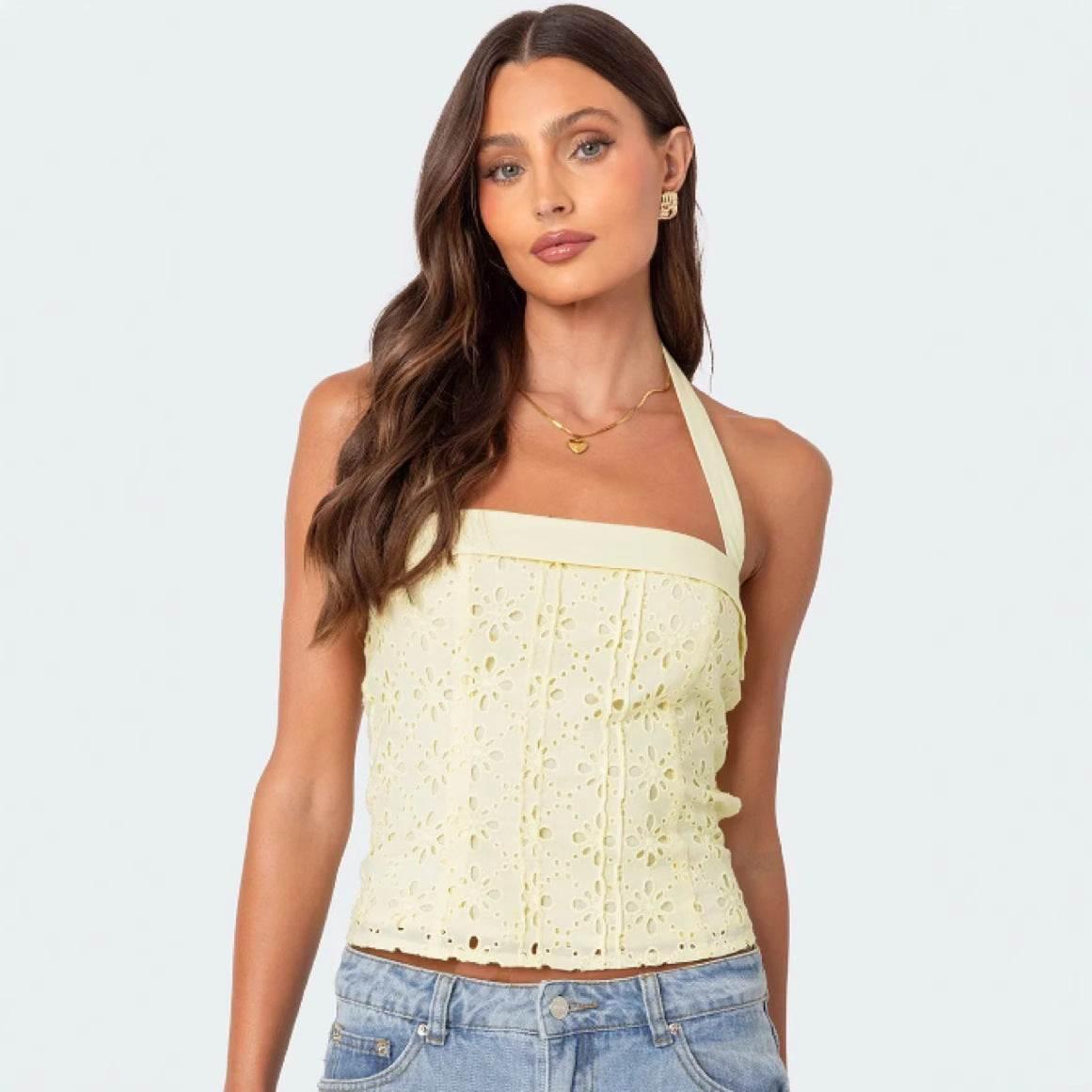 Spaghetti-strap Camisole Summer Top