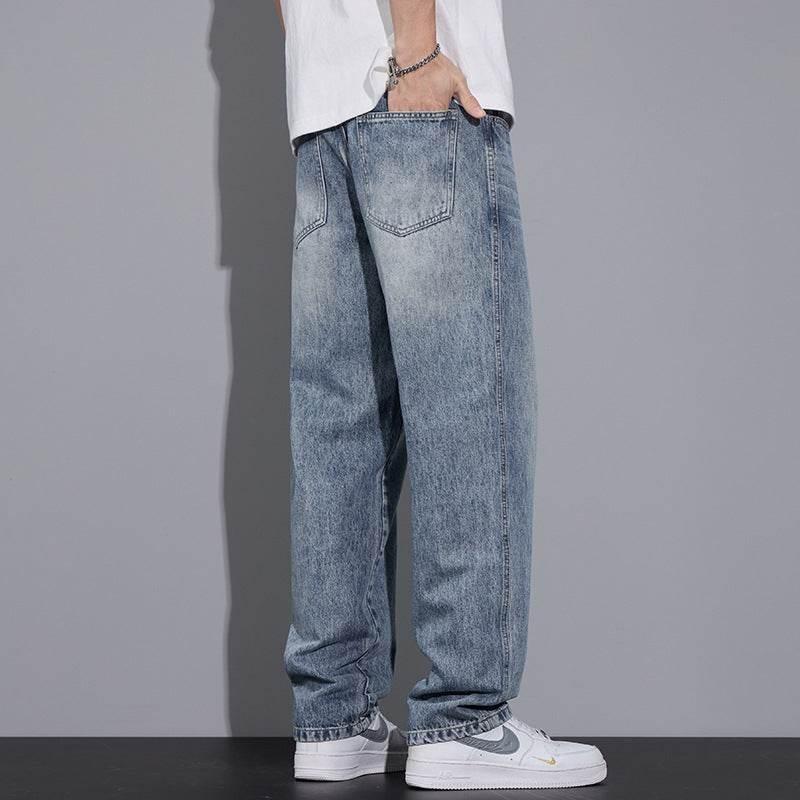 Men's Loose Casual Anti-wrinkle Straight Jeans