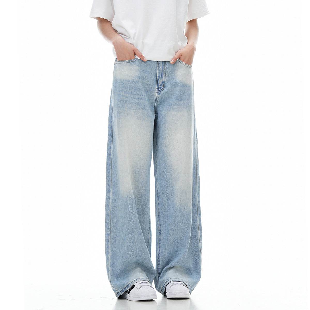 Light Blue Jeans Summer Thin MuddyStock