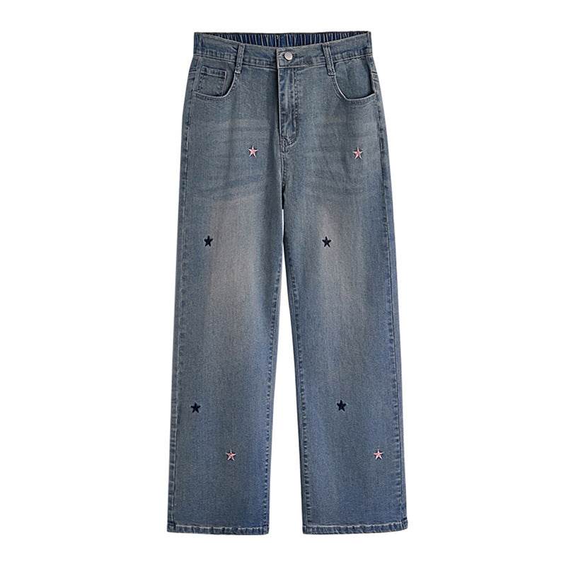 Women's Fashion Casual Loose Slimming Jeans MuddyStock