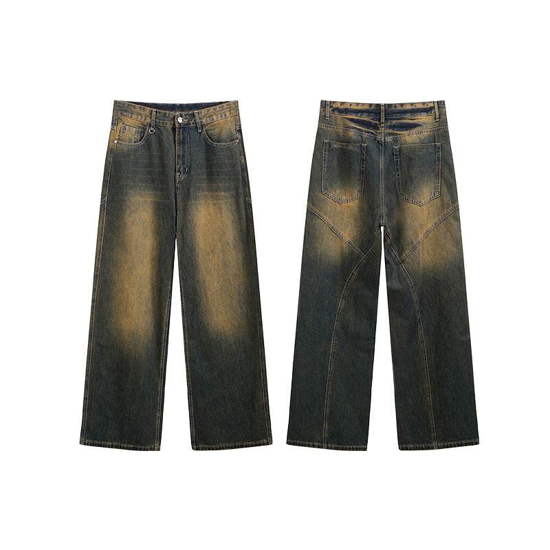 Men's Street Cutting Worn Jeans MuddyStock