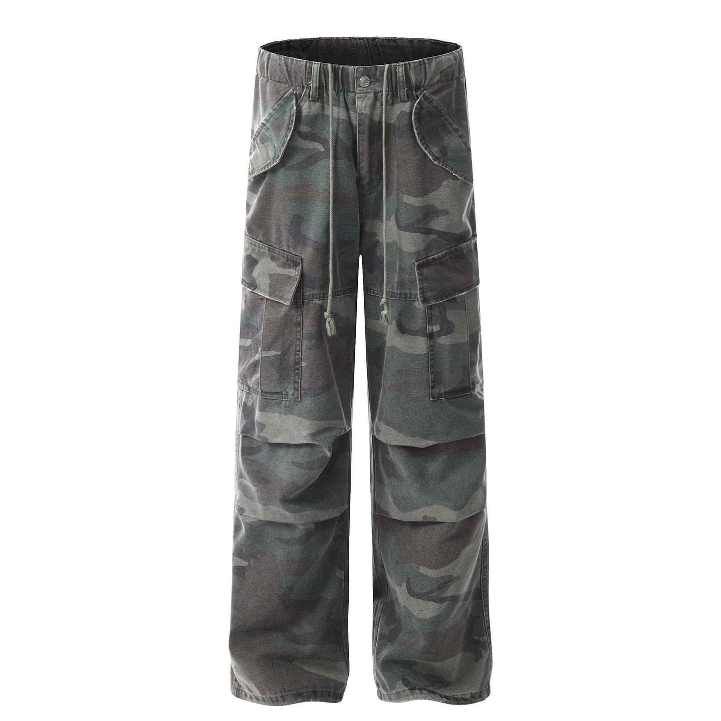 American Retro Multi-pocket Cargo Pants For Men And Women MuddyStock