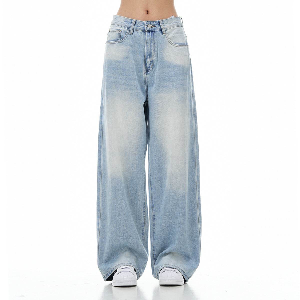 Light Blue Jeans Summer Thin MuddyStock