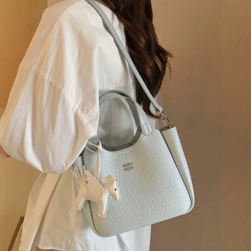 Tote Bag Women's Light Blue Commuter Portable Shoulder Messenger Bag MuddyStock