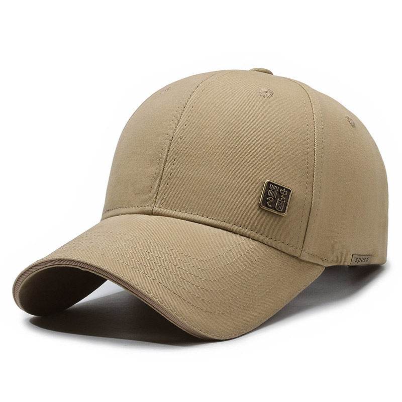 Hat Men's Outdoor Baseball Cap Sun Protection Khaki Adjustable MuddyStock