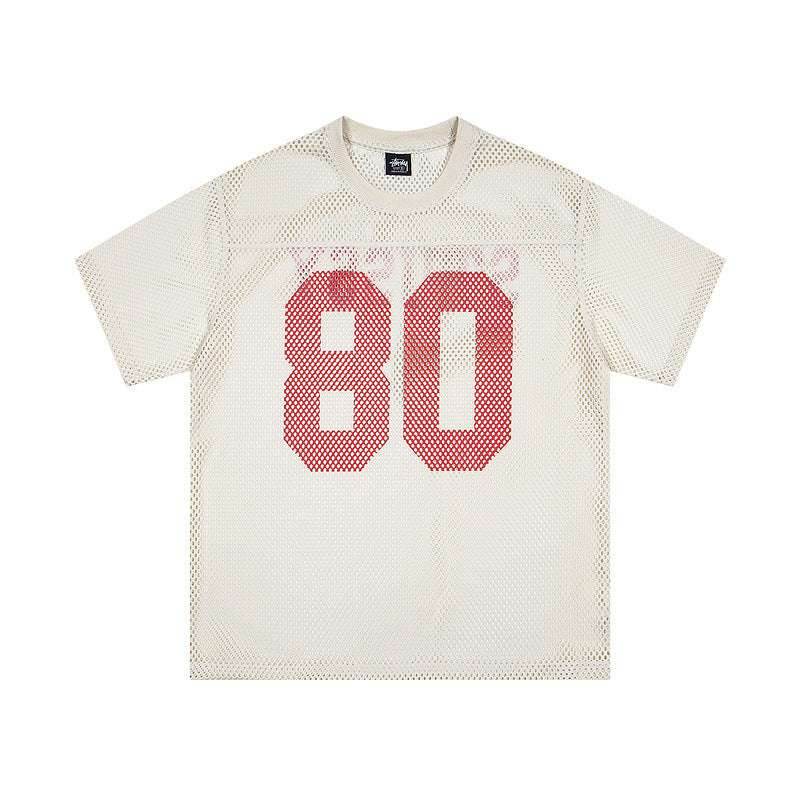 Sports And Leisure Jersey Letter Printing Simple Short Sleeve For Men And Women XC6946 Apricot MuddyStock