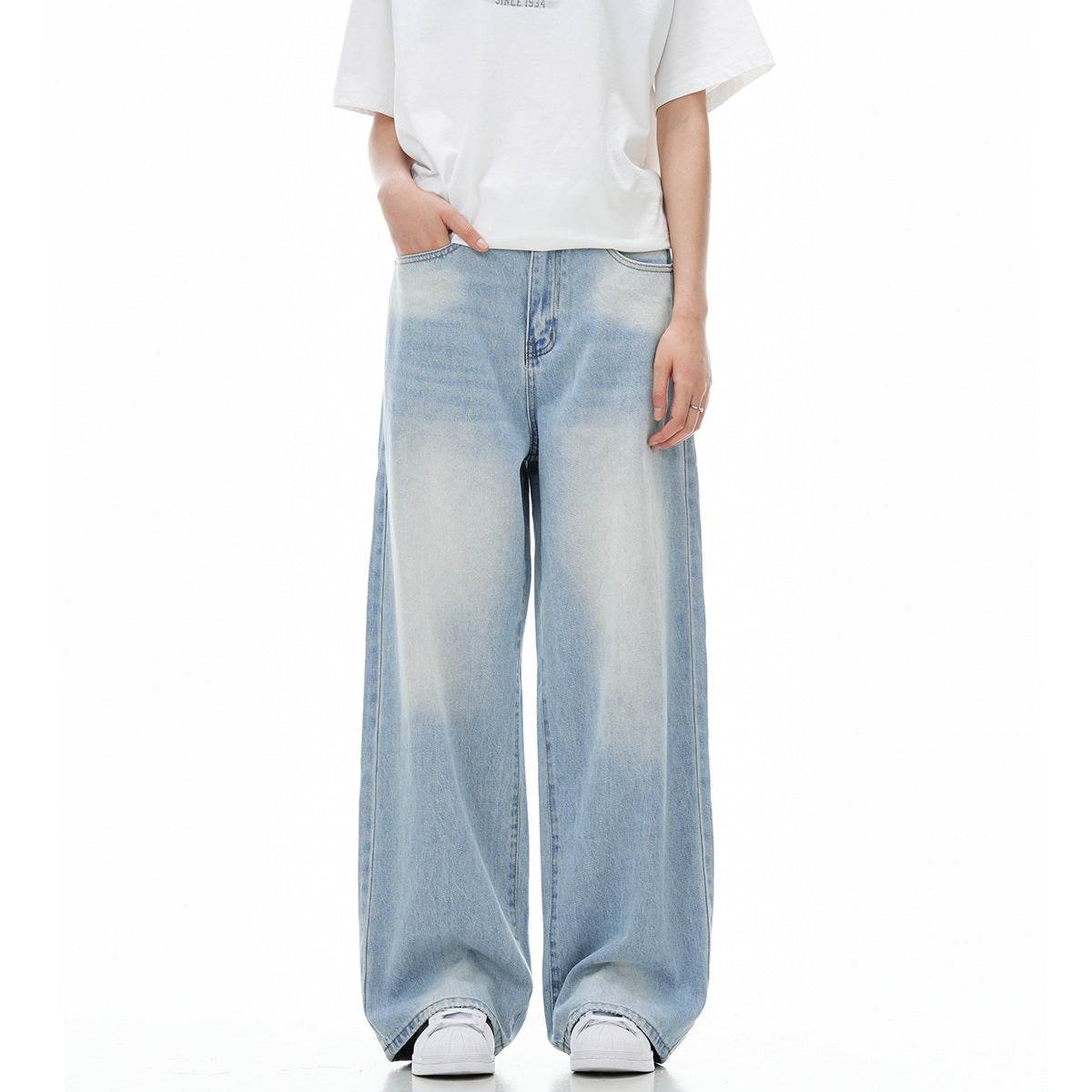 Light Blue Jeans Summer Thin MuddyStock