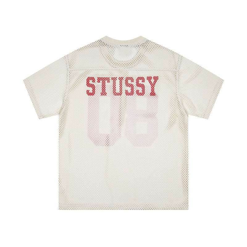 Sports And Leisure Jersey Letter Printing Simple Short Sleeve For Men And Women MuddyStock