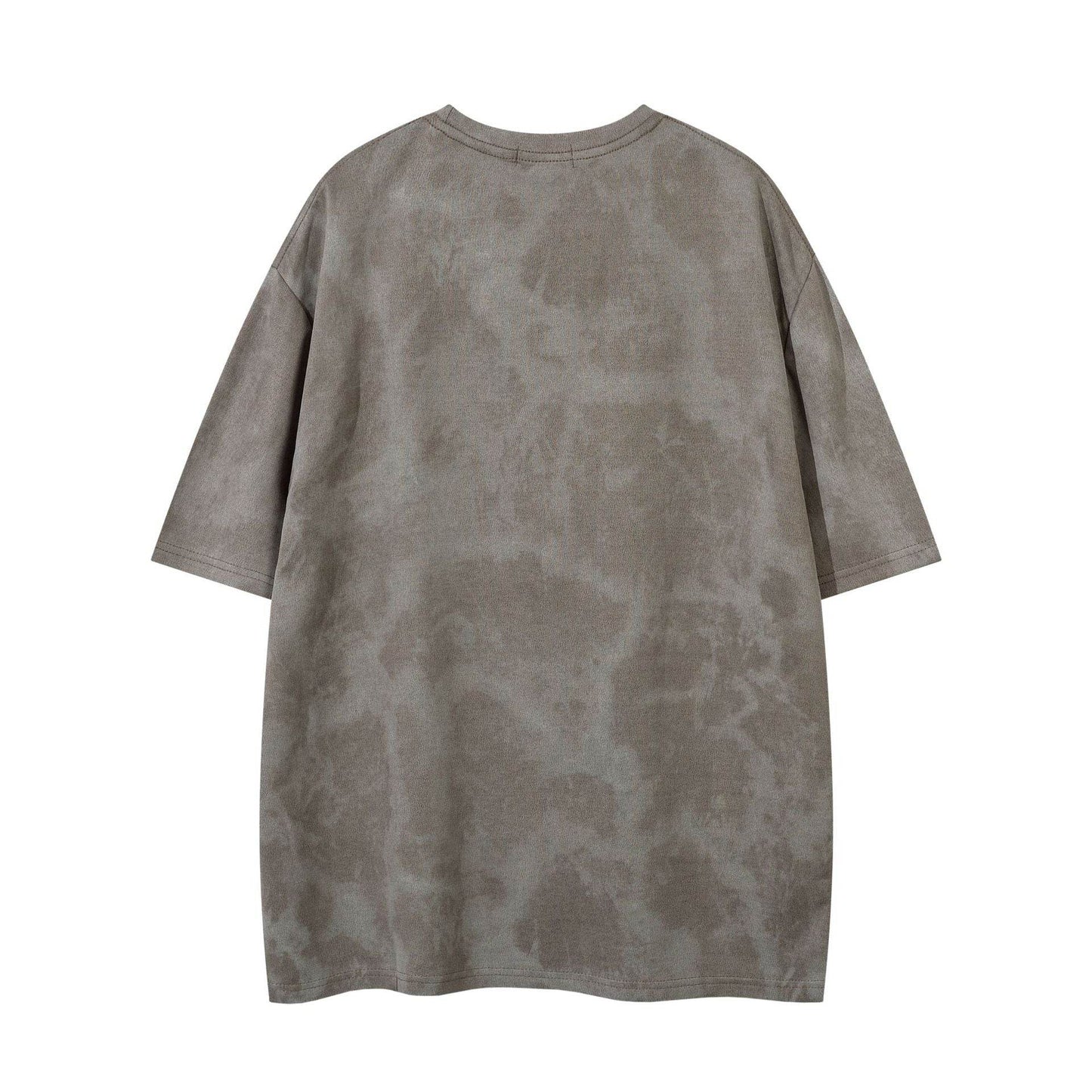Summer American Retro Thorn Embroidered Short-sleeved T-shirt Men MuddyStock
