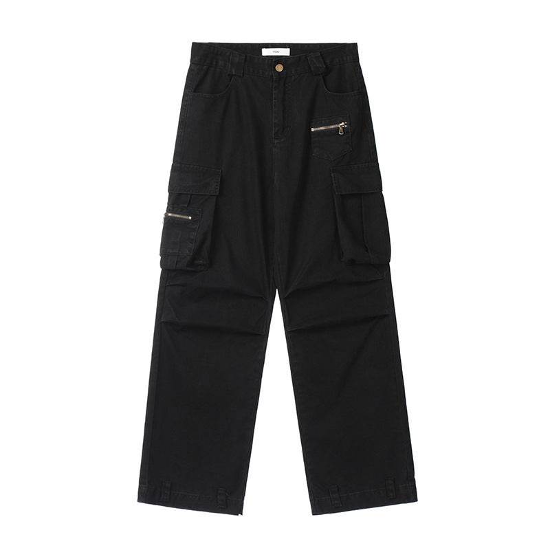Versatile Casual Pants In Fashion Black MuddyStock