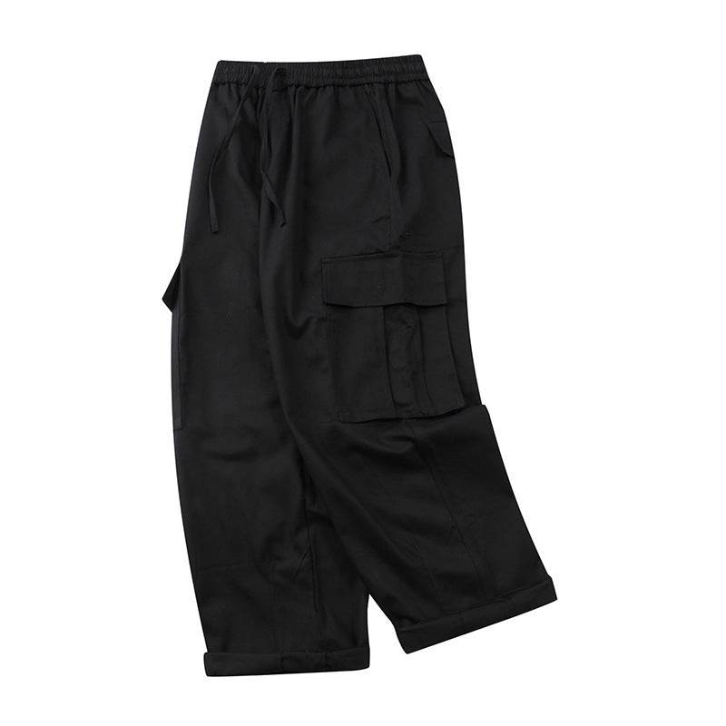 Women's High Street Overalls With Large Pockets Black C velvet MuddyStock