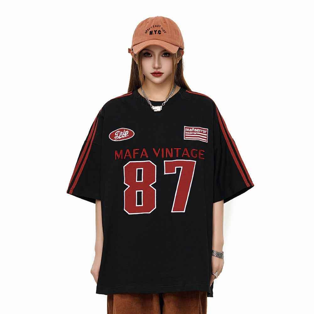 Printed Cotton T-shirt For Women MuddyStock