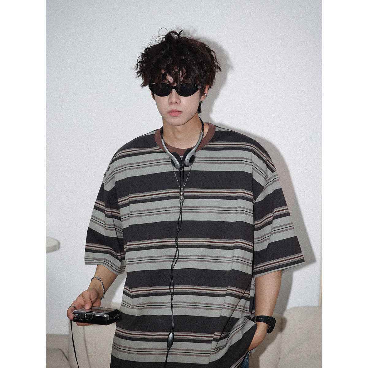 American Lovers Wild Loose Bottoming Shirt Half Sleeve Tee MuddyStock