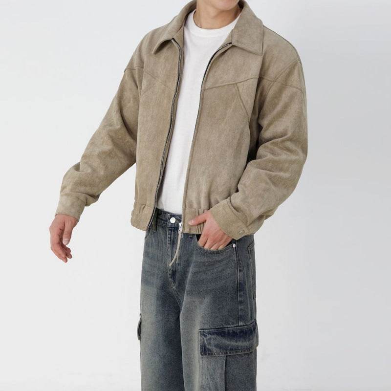 Fashion Retro Short Jacket Men's Top MuddyStock
